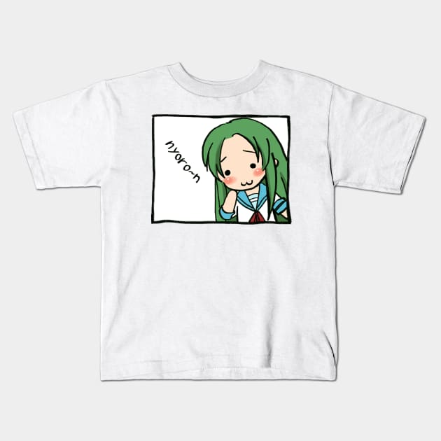 I re-draw the nyoro~n meme / Nyoron Churuya-san Kids T-Shirt by mudwizard